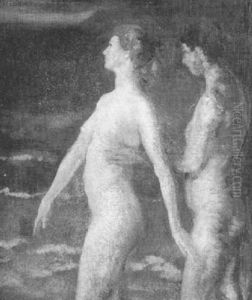 Two Figures By The Sea by Arthur B. Davies