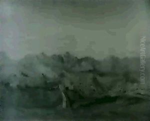 View Of Mountains (spain) by Arthur B. Davies