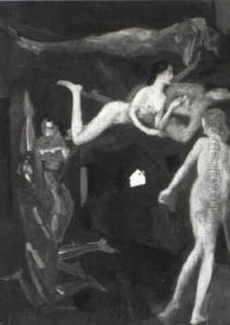 Floating Figures In A Landscape
