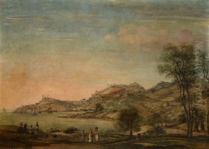 A View Of The Town Of St. George And Richmond Heights, Grenada by Captain Thomas Davies
