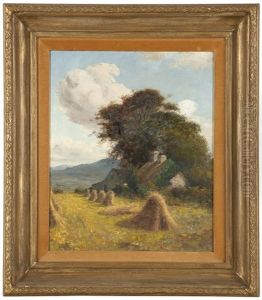 Farmhouse Under Trees by James Hey Davies