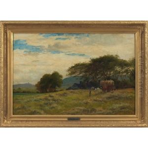 Gathering Hay by James Hey Davies