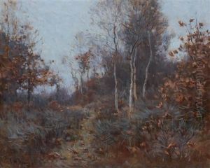 Winter Morning In The Woods" C. 1892-1893 by Charles Harold Davis