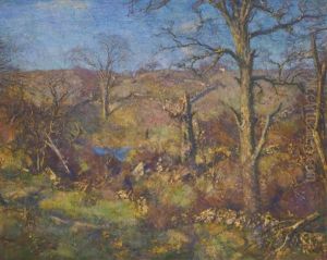 Sunny Hillside by Charles Harold Davis