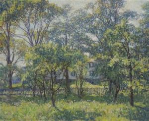 House Through The Trees by Charles Harold Davis