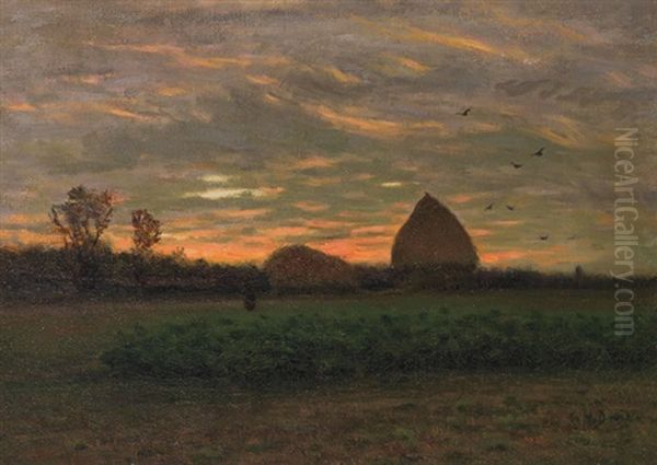 Farm At Sunrise - view 1