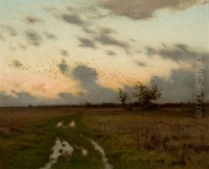 Afternoon In Early Winter by Charles Harold Davis