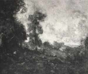 New England Landscape by Charles Harold Davis