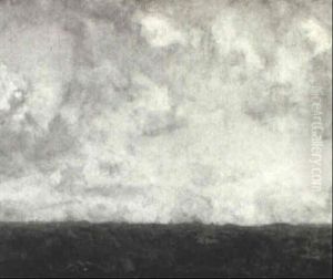 Hilly Landscape Under Full American Sky Hilly Landscape Under Full American Sky