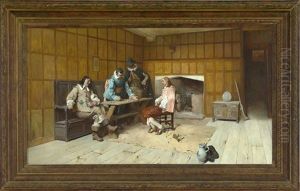 Game Of Dice by Frederick William Davis