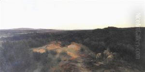 Sheep On The Welsh Hills by Henry William Banks Davis, R.A.