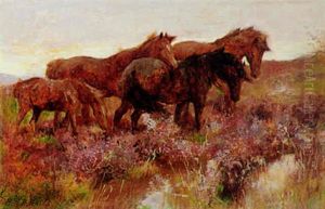 On Dartmoor by Henry William Banks Davis, R.A.