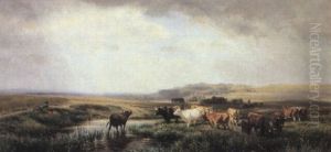 Herdsman's Rest by Henry William Banks Davis, R.A.
