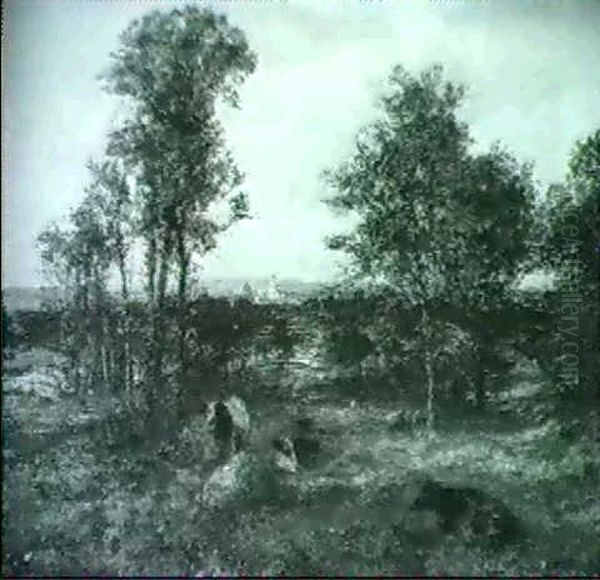 Cattle Beneath A Group Of Trees - view 1