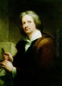 Portrait Of Bertel Thorvaldsen, The Sculptor by John Phillip (Pope) Davis