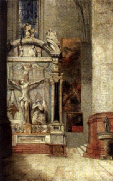 View Of A Church Altar, Venice - view 1