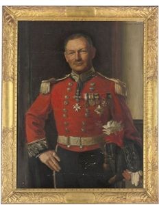 Portrait Of Deputy-lieutenant Bayley In A Full Military Uniform