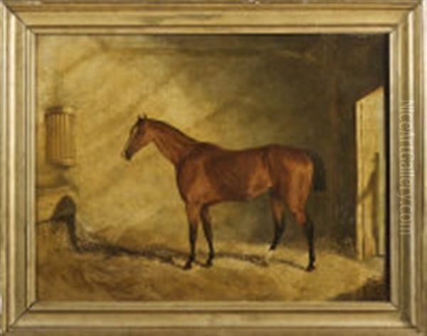 The 5th Earl Of Jersey's Mameluke, In A Stable Interior - view 1