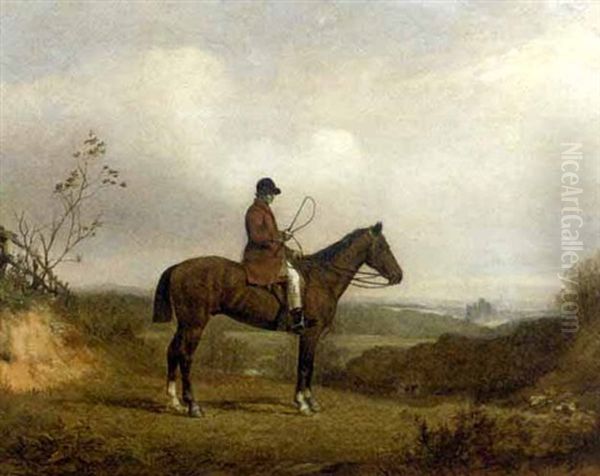 A Huntsman On Horseback - view 1