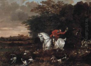 Fox Hunting - Gone Away by Richard Barrett Davis