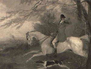 Huntsman And Hounds by Richard Barrett Davis