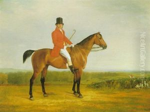Isaac Sadler On His Bay Hunter, A Hunt Beyond by Richard Barrett Davis