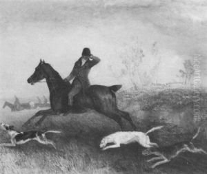 Fox Hunting Scene by Richard Barrett Davis