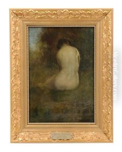 Seated Nude by Warren B. Davis