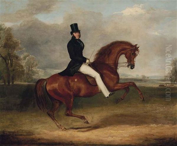 George Augustus Frederick, 6th Earl Of Chesterfield, On His Favourite Hack By Sir Hercules - view 1