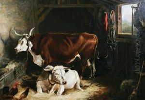 Cattle In An Interior Cattle In An Interior