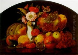 Flowers And Fruit Of September by William Moore Davis