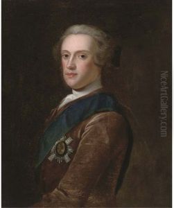 Portrait Of Sir James Hamilton, 6th Duke Of Hamilton, Wearing The Star Of The Garter