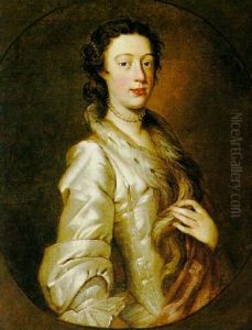 Portrait Of A Young Lady, Said To Be Kitty Clive, The       Actress (1721-1786)