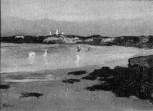 Beach Scene by Joseph Davol