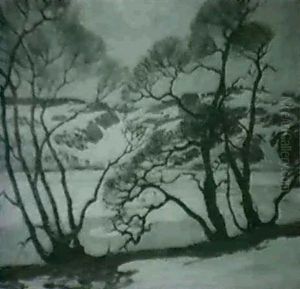 Willows In Winter by Joseph Davol