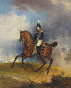 Portrait Of Grand Duke Nicholas, Later Emperor Nicholas I (1825-55), On Horseback