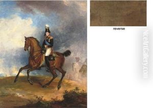 Portrait Of Nicholas I On Horseback