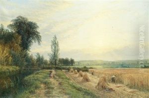 Harvest Time by Henry Dawson