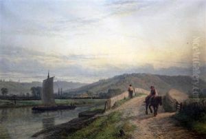 Colwich Hills by Henry Dawson