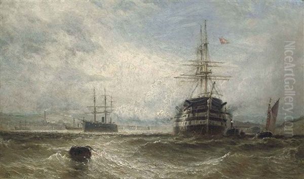 A Breezy Day In The Hamoaze, Plymouth Sound - view 1