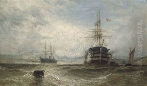 A Breezy Day In The Hamoaze, Plymouth Sound