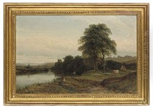 Anglers By A River Anglers By A River