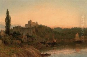 A Ruin In A River Landscape