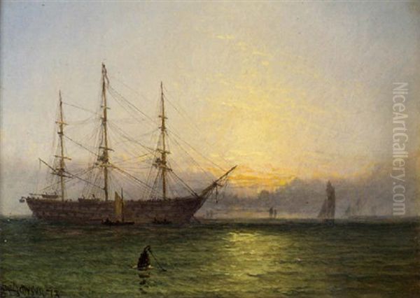 The Guardship At Dusk - view 1