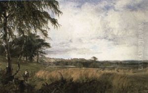 Harvesters by Henry Thomas Dawson