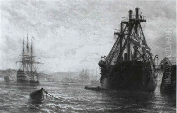 The `pallas' Refitting At Devonport - view 1