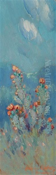 Cactus In Bloom - view 1