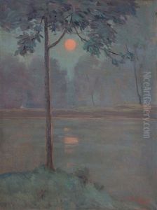 Harvest Moon Over Texas by Dawson Dawson-Watson