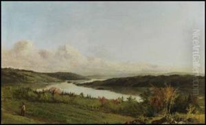 Lake Scenery, Dartmouth, Nova Scotia, Canada by Forshaw Day