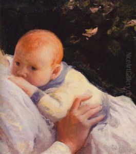 Theodore Lambert Decamp As An Infant by Joseph De Camp